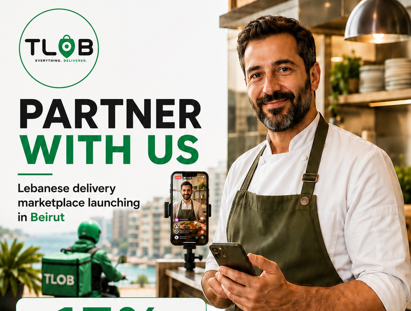 Partner with TLOB — Lebanese delivery marketplace launching in Beirut